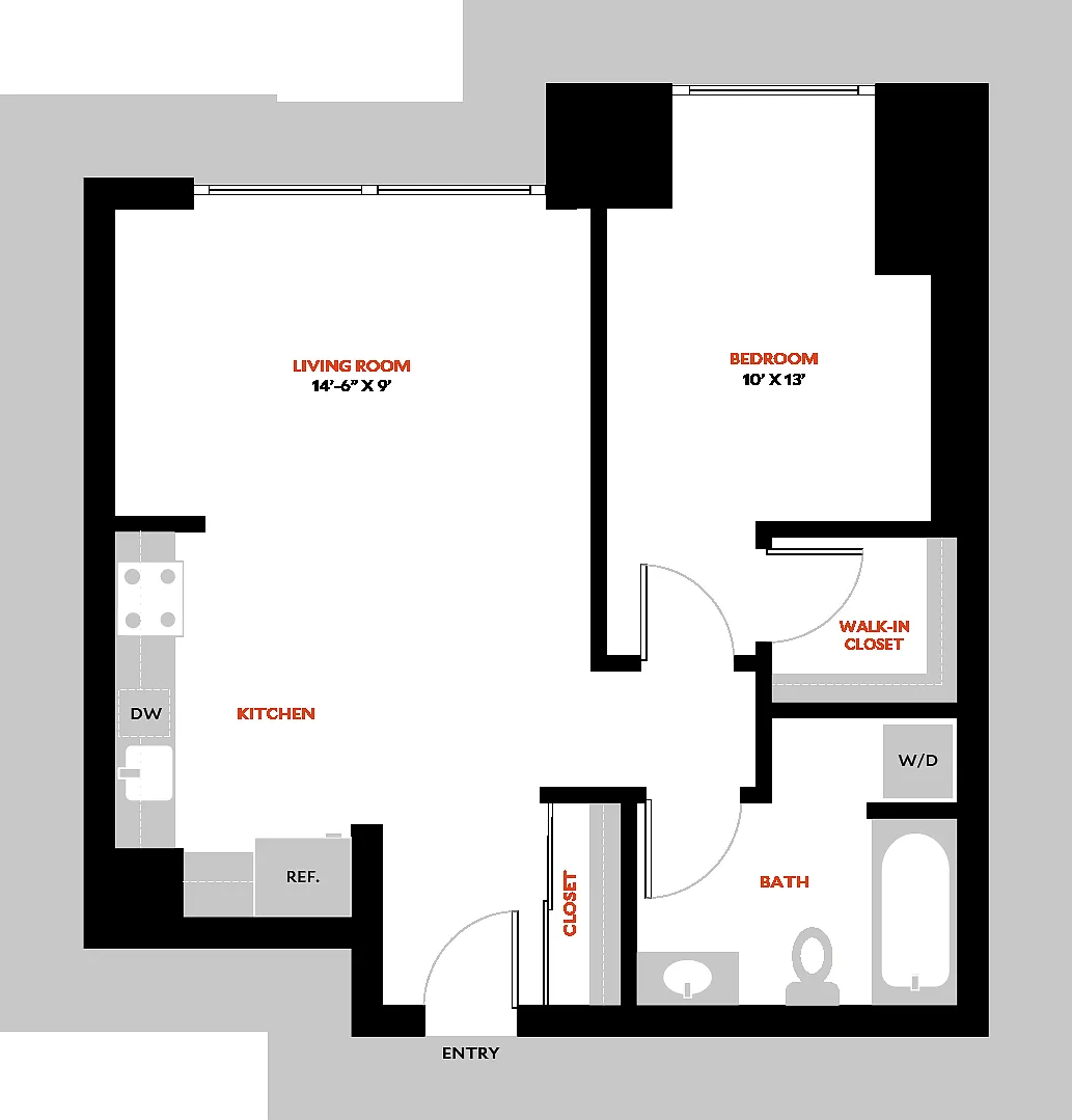 Floor plan Plan 1M