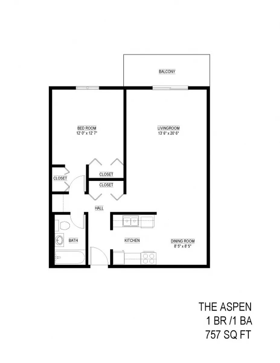 Floor plan The Aspen