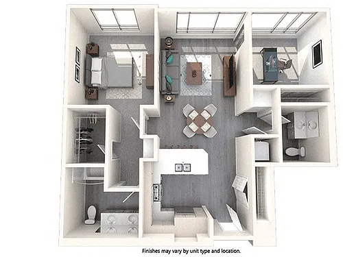 Floor plan Vive Luxe B2 Maple