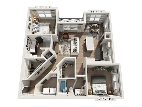 Floor plan B1