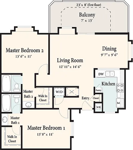Floor plan The Chaparral