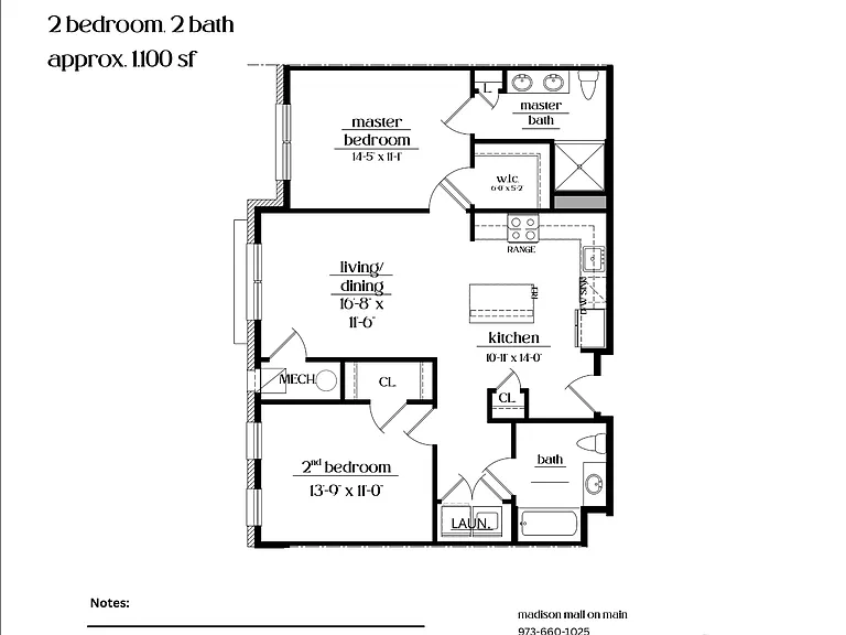 Madison Mall on Main Luxury Apartments — Photo 25