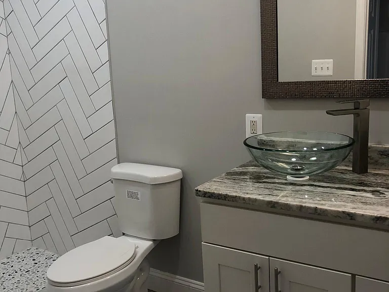 Lovely master bathroom