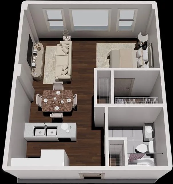 Floor plan Studio