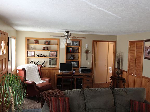 Office space open to living