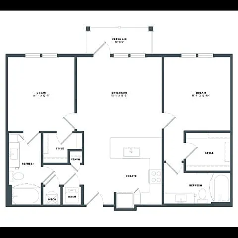 B4 Floor Plan with Balcony B4 Floor Plan with Balcony