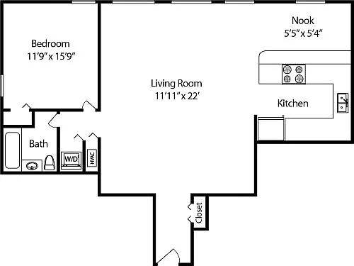 Floor plan Cleveland