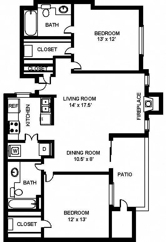 Floor plan The Harrison