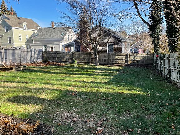 Large backyard, view from porch