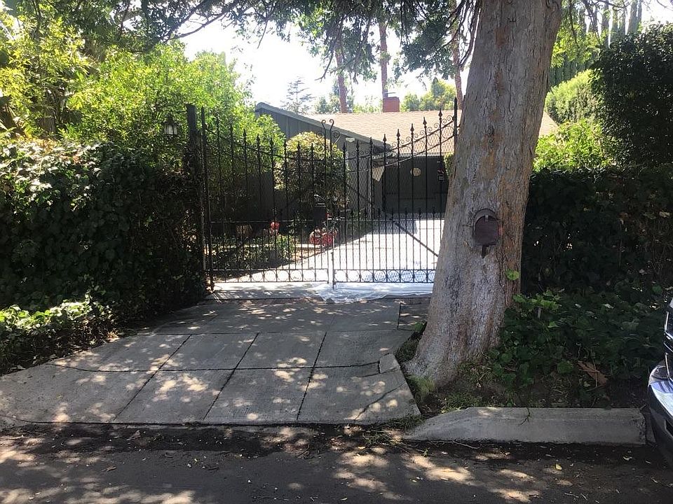 front secluded gated entry