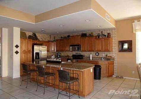 Open kitchen granite counter