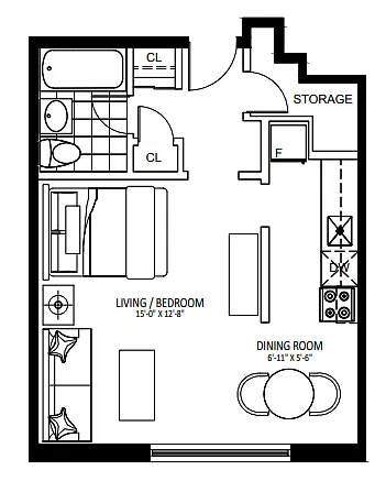 Floor plan Katherine Anne - Plan A