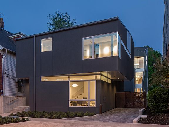 Big Little House on Random Rd. in Little Italy, one of a kind in Cleveland.