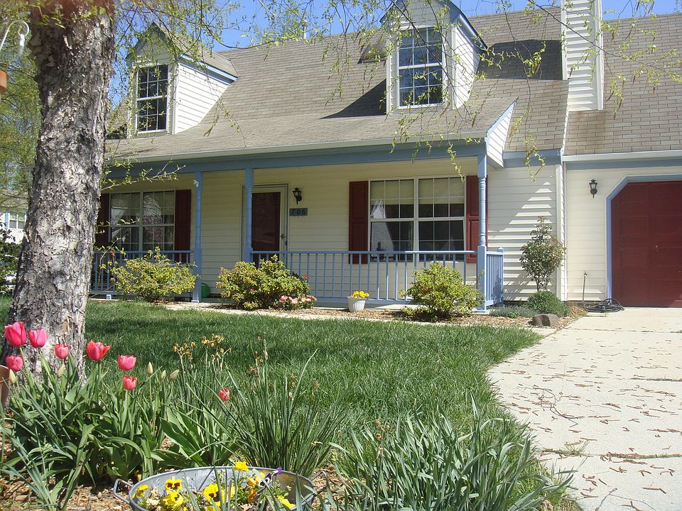 Spring view of home