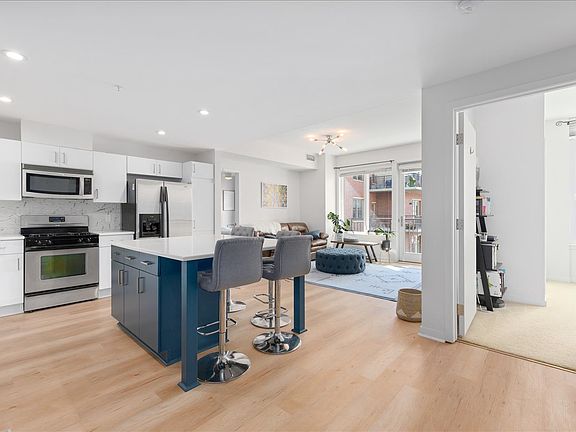 Kitchen and living area