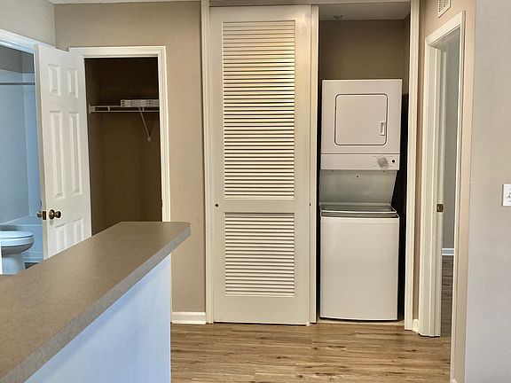 Laundry and coat closet