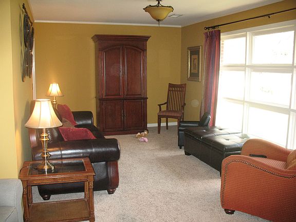 Family Room w/Huge Picture Window. Complete with an office nook.
