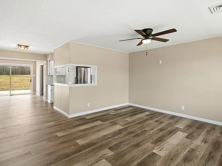 living room with dinning space