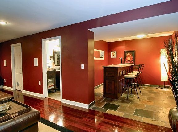 Lower level is perfect for entertaining!