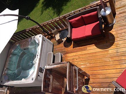 Private back deck