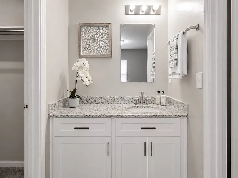 Remodeled Split-Bath Design