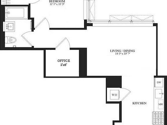 2nd image of 3 Court Sq APT 6206