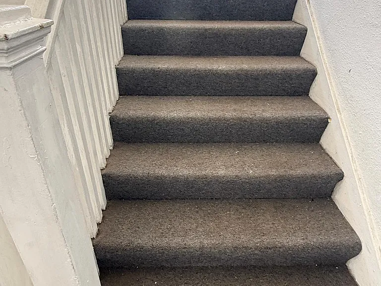 Second set of stairs leading up to apartment