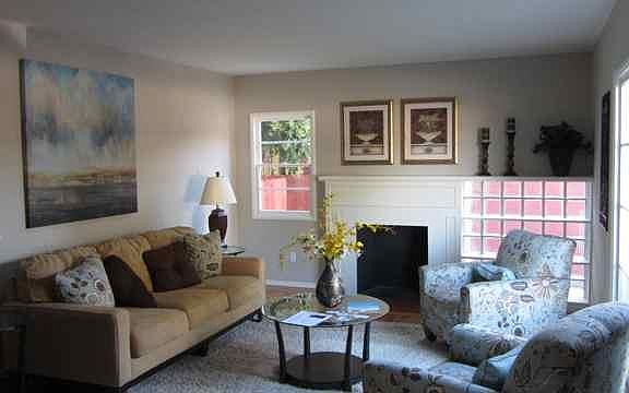 Living Room with Furnishings