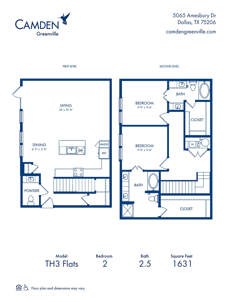 Floor plan TH3 Flats