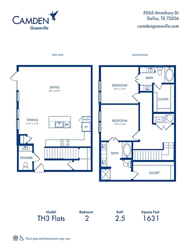 Floor plan TH3 Flats