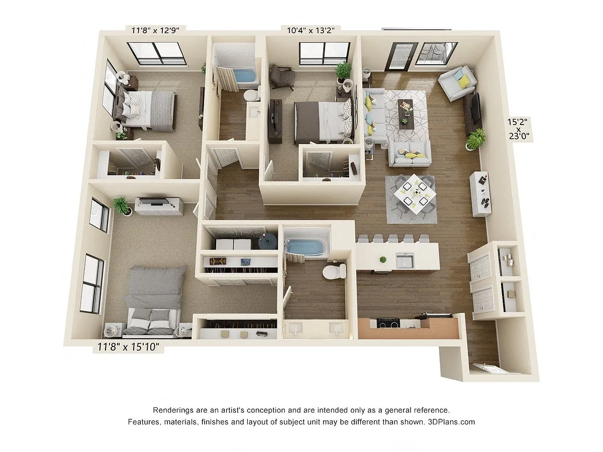 Floor plan 3A