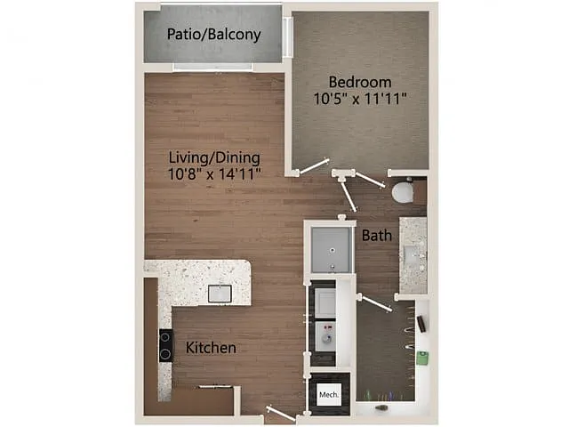 Floor plan A2A