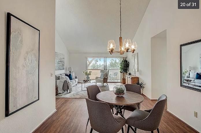 After decorate living room view