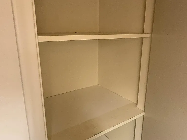 Basement hallway closet