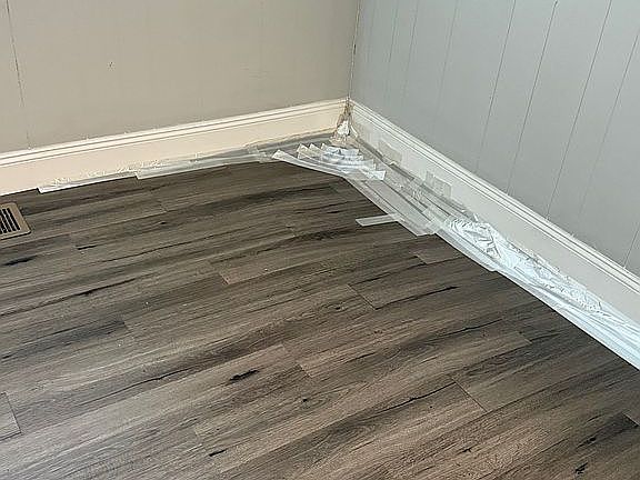 Dining Room Floor Damage