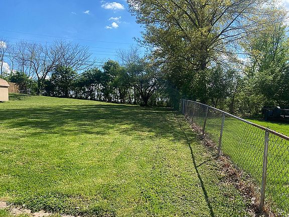 Fenced yard