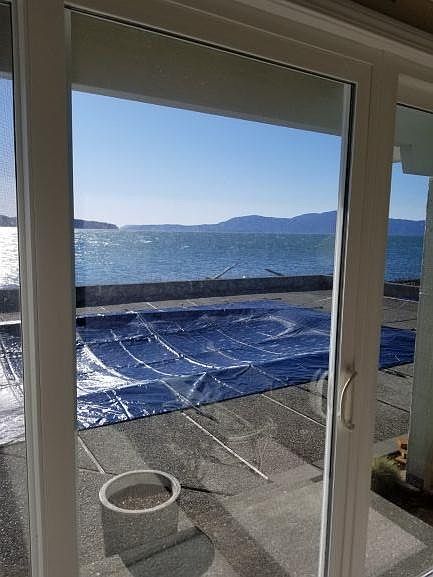 Slider to pool deck. Pool winterized and covered 9/30 - 5/31 annually.