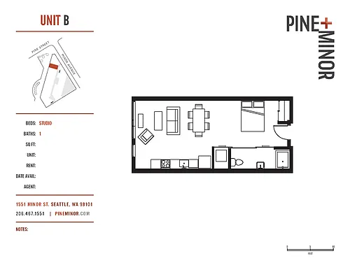 Floor plan Studio
