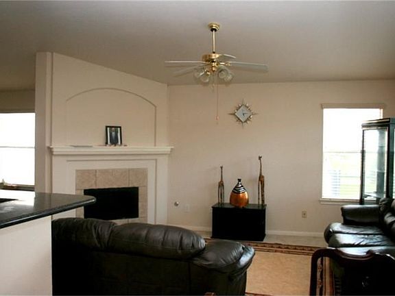 Custom design with fireplace sitting