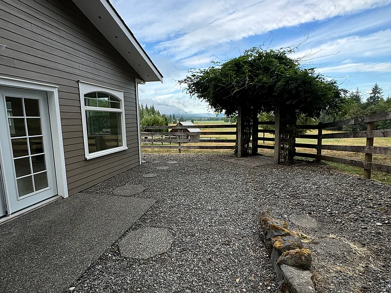 Private patio