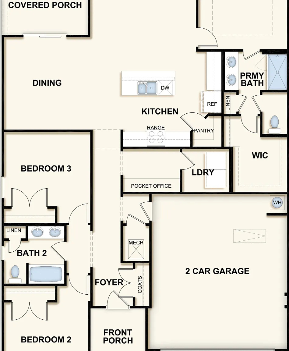 3 bed, 2.0 bath, 1700 sqft, $2,470 — Photo 2