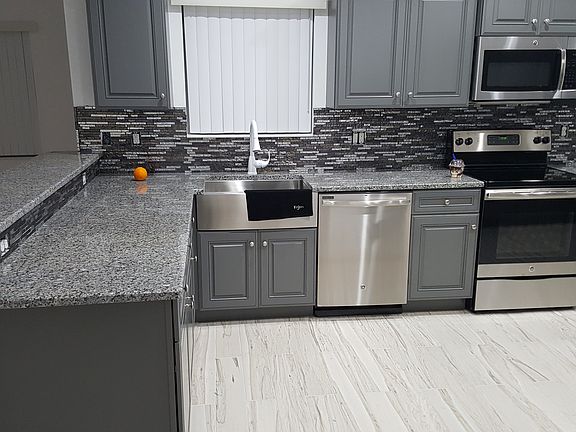 Custom kitchen cabinets. 