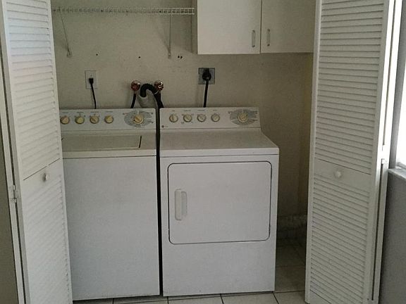 Laundry closet