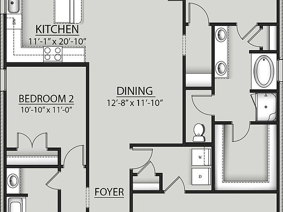 Ladera I H Floor Plan - DSLD Homes - New Construction - 1770 Living Square Feet 3 bedrooms 2 Baths