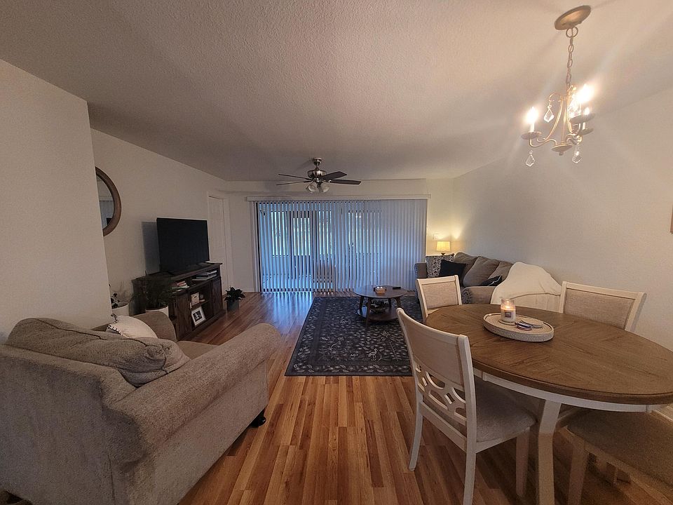 Dining area to living room, view one (furnished concept)