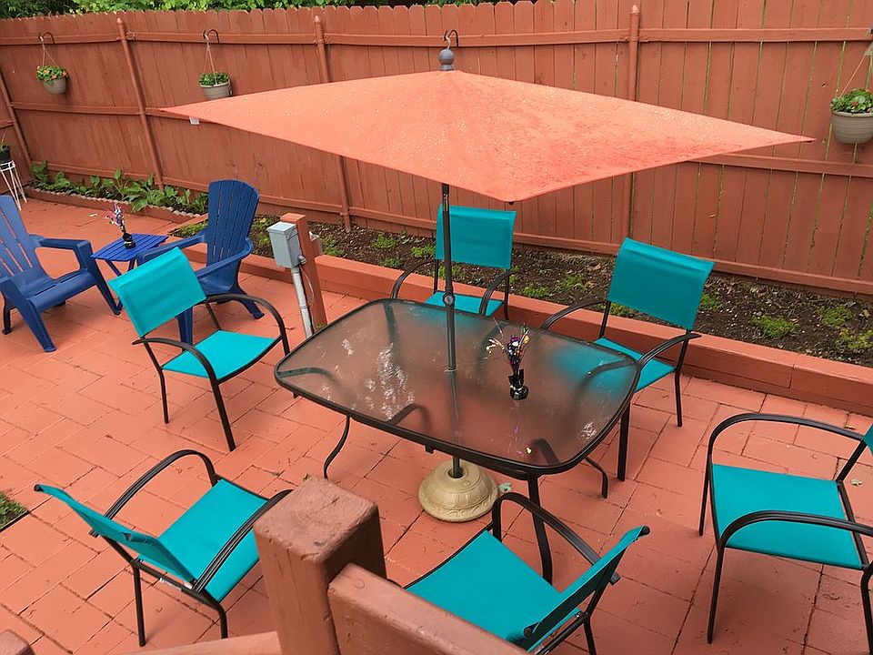 Pavers in backyard