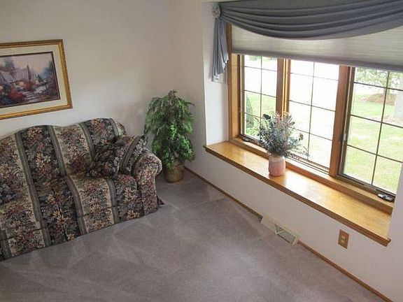 Formal living room with crown molding!