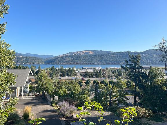 View of the river from top floor deck