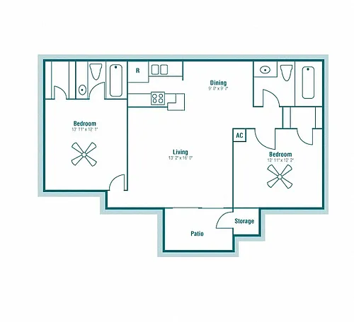 Floor plan C