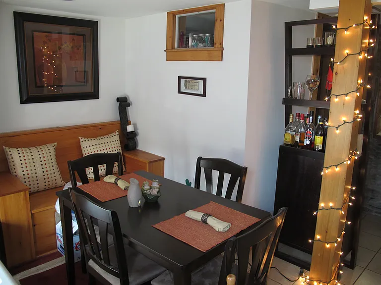 Dining Room, looking toward built in bench